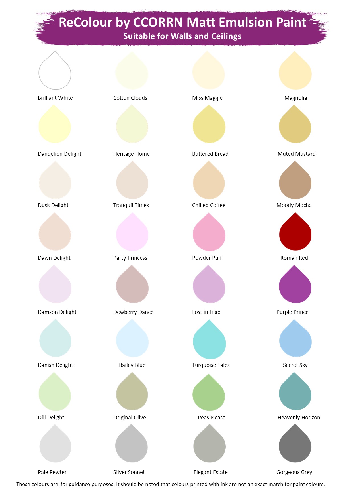 Recolour Paint CFRC