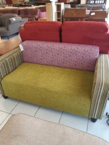 Funky patterned couch